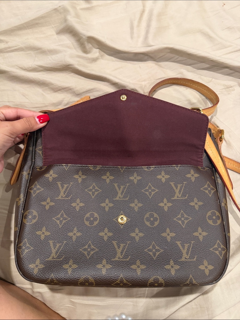 🤎Louis Vuitton crossbody bag LV Monogram bum bag zip messenger bag travel bag - Picture 16 of 17